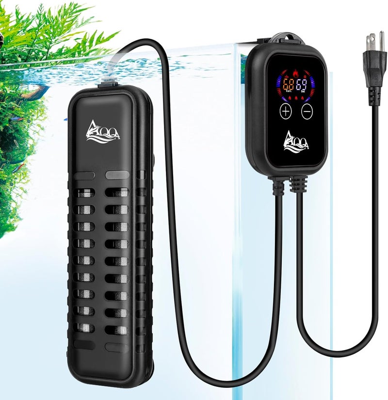 AQQA Aquarium Heater 800W for 80-220 Gallon Fish Tank Heater Submersible Betta Fish Heater for Aquarium Thermostat Heater for Freshwater and Saltwater (800W for 80-220 Gal) - Image 1